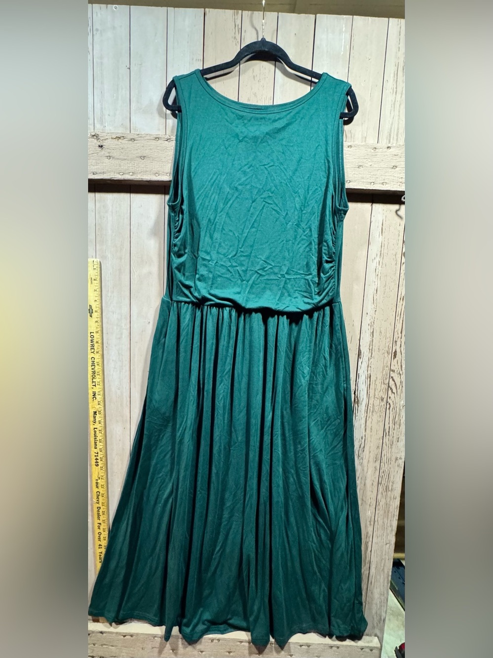 Sleeveless Teal Maxi Dress for Women